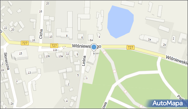 Borkowice, Wiśniewskiego Jana, ks., 7, mapa Borkowice