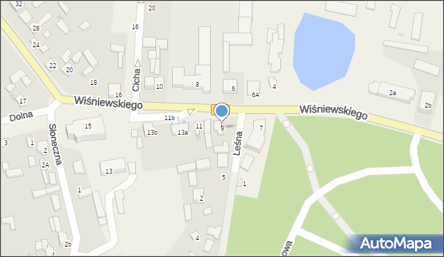 Borkowice, Wiśniewskiego Jana, ks., 9, mapa Borkowice
