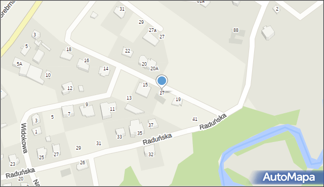 Borkowo, Widokowa, 17, mapa Borkowo