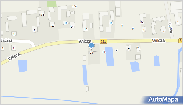 Boryszew, Wilcza, 13, mapa Boryszew