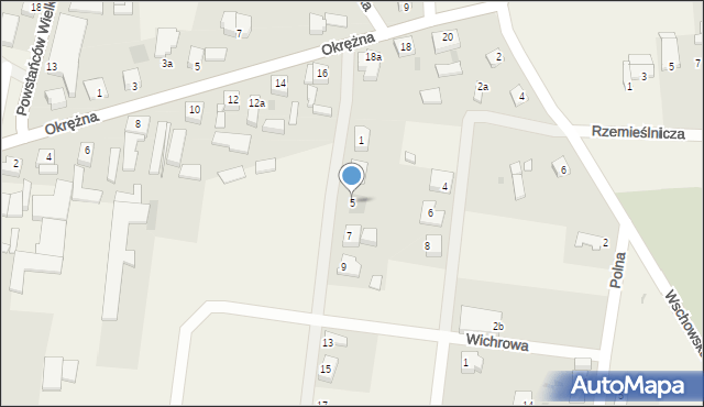 Brenno, Wiosenna, 5, mapa Brenno