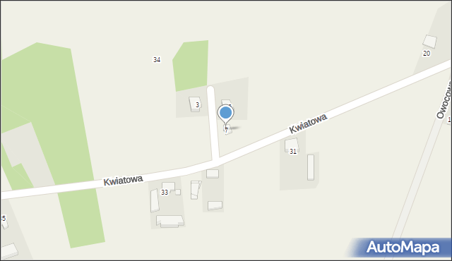 Brodowo, Wierzbowa, 7, mapa Brodowo