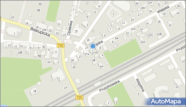 Brwinów, Wiejska, 2, mapa Brwinów