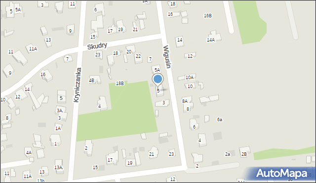 Brwinów, Wigusin, 5, mapa Brwinów