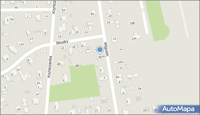 Brwinów, Wigusin, 5A, mapa Brwinów