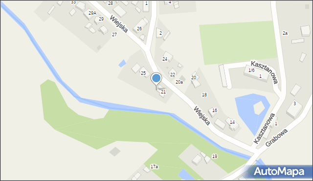 Brynek, Wiejska, 23, mapa Brynek