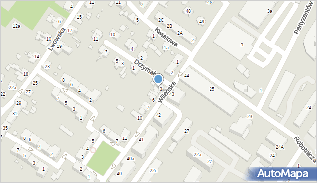 Brzeg, Wileńska, 4, mapa Brzeg