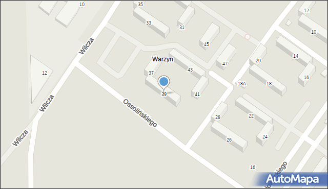 Brzeg Dolny, Wilcza, 39, mapa Brzeg Dolny