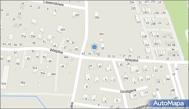 Brzesko, Wiejska, 39, mapa Brzesko