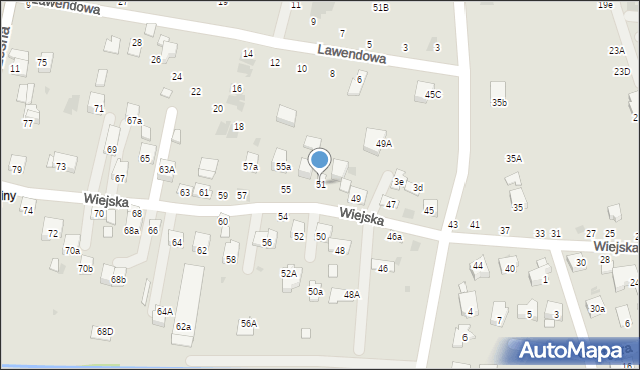 Brzesko, Wiejska, 51, mapa Brzesko