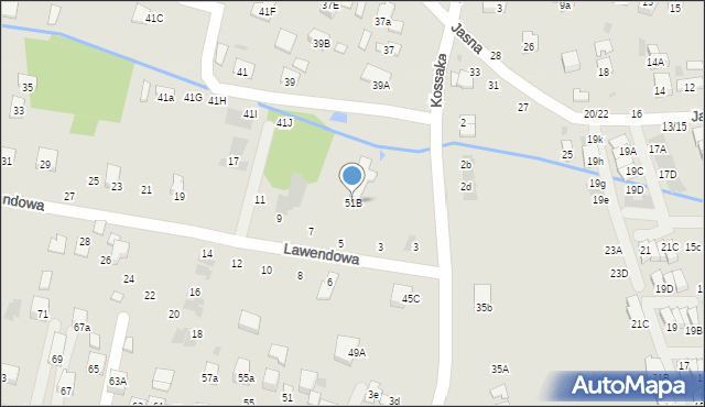 Brzesko, Wiejska, 51B, mapa Brzesko