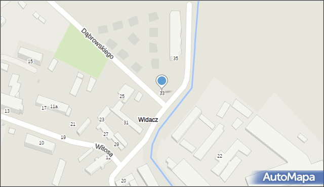 Brzozów, Witosa Wincentego, 33, mapa Brzozów