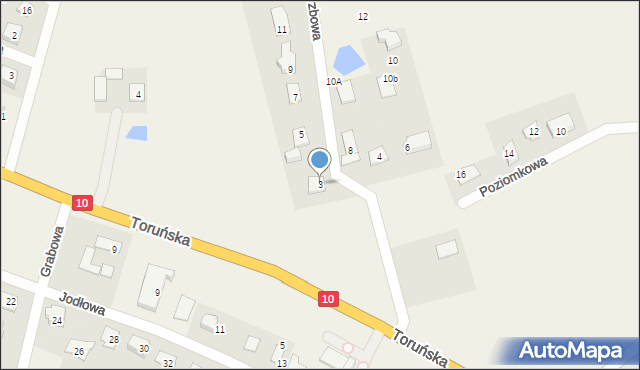 Brzozówka, Wierzbowa, 3, mapa Brzozówka