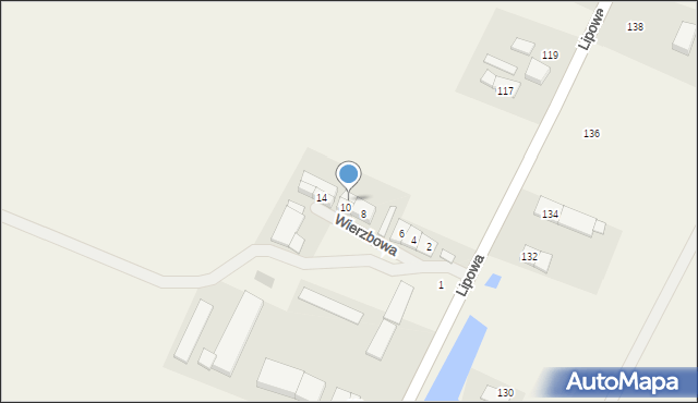 Bukowie, Wierzbowa, 12, mapa Bukowie