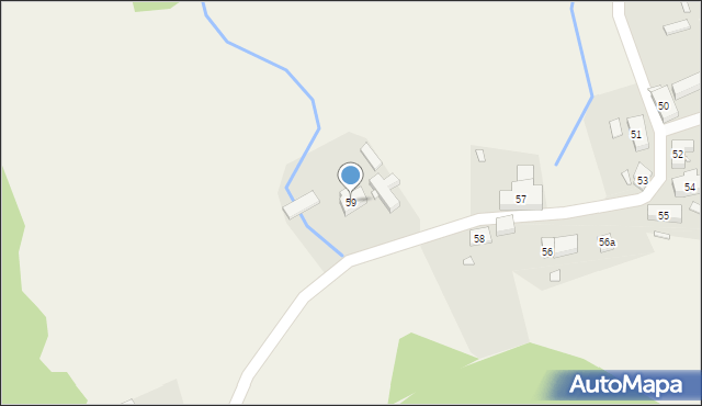 Bukowiec, Wiejska, 59, mapa Bukowiec