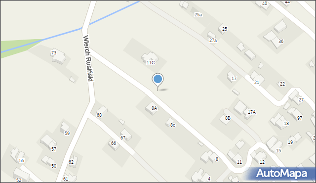 Bukowina Tatrzańska, Wierch Głodowski, 11b, mapa Bukowina Tatrzańska