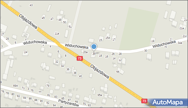 Busko-Zdrój, Widuchowska, 20, mapa Busko-Zdrój