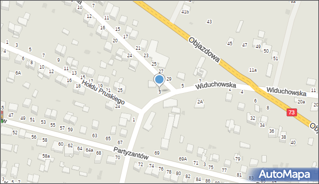 Busko-Zdrój, Widuchowska, 3, mapa Busko-Zdrój