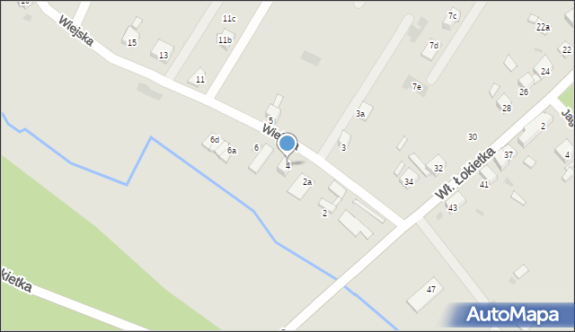 Bytom, Wiejska, 4, mapa Bytomia