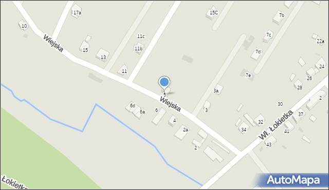 Bytom, Wiejska, 5, mapa Bytomia