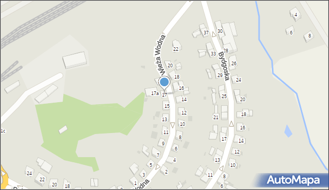 Bytów, Wieża Wodna, 17, mapa Bytów