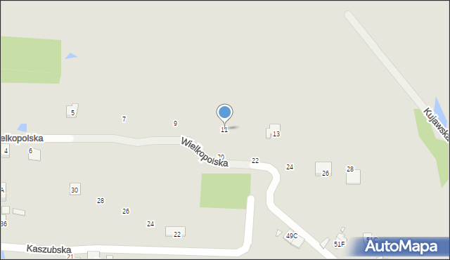 Chełm, Wielkopolska, 11, mapa Chełma