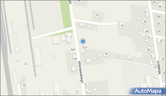 Chełm Śląski, Wieniawskiego Henryka, 1, mapa Chełm Śląski