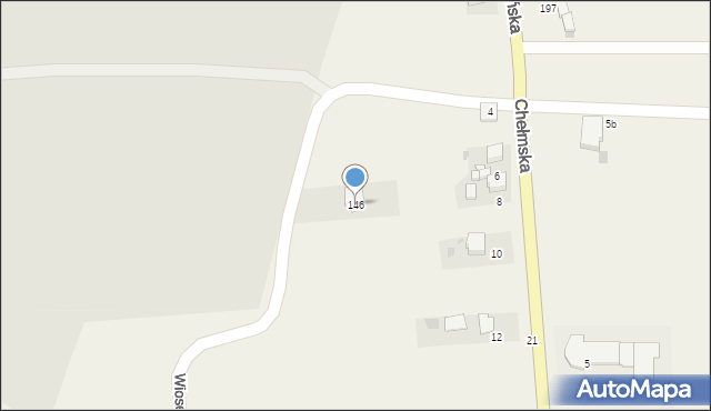 Chełm Śląski, Wiosenna, 146, mapa Chełm Śląski