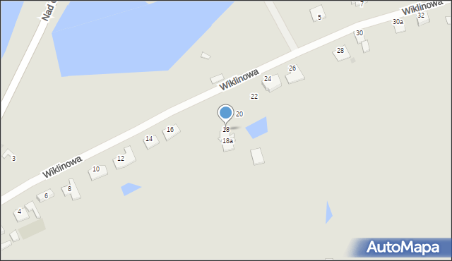 Chełmno, Wiklinowa, 18, mapa Chełmno