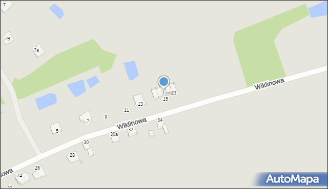 Chełmno, Wiklinowa, 19, mapa Chełmno