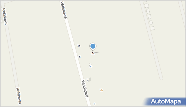 Chłopy, Widokowa, 5a, mapa Chłopy