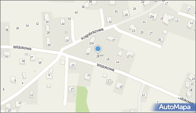 Chorowice, Widokowa, 18, mapa Chorowice