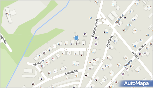 Chrzanów, Wileńska, 4, mapa Chrzanów