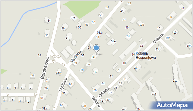 Chrzanów, Witosa Wincentego, 19g, mapa Chrzanów