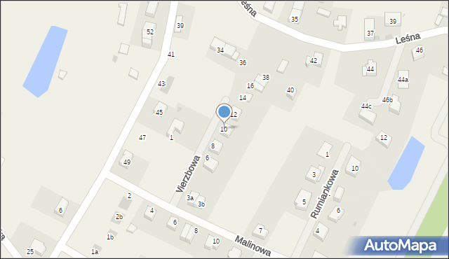 Chrząstawa Mała, Wierzbowa, 10, mapa Chrząstawa Mała