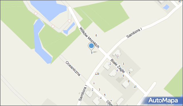 Chwaszczyno, Wilków Morskich, 3, mapa Chwaszczyno