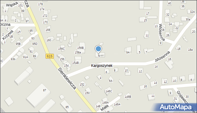 Ciechanów, Wiosenna, 3, mapa Ciechanów