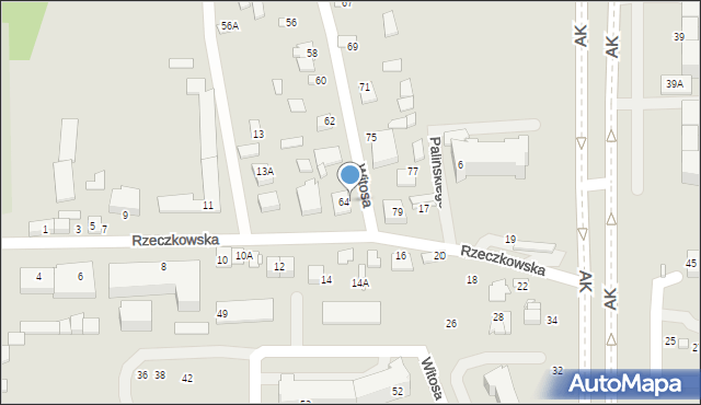 Ciechanów, Witosa Wincentego, 66, mapa Ciechanów