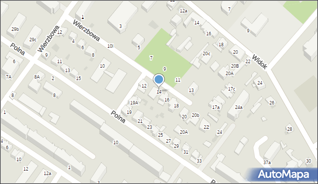 Ciechocinek, Wierzbowa, 14, mapa Ciechocinek