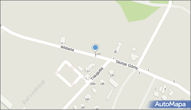 Ciechocinek, Wiślana, 2, mapa Ciechocinek