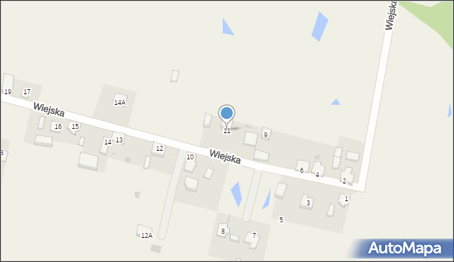 Ciecierzyce, Wiejska, 11, mapa Ciecierzyce