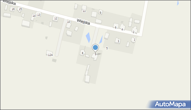 Ciecierzyce, Wiejska, 7, mapa Ciecierzyce