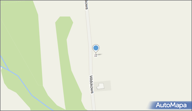 Ćmińsk, Widokowa, 12, mapa Ćmińsk