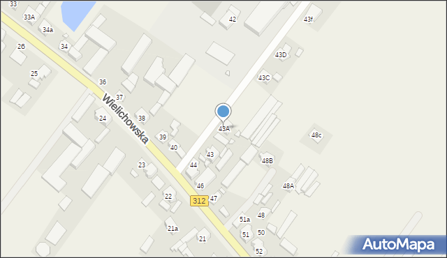 Czacz, Wielichowska, 43A, mapa Czacz