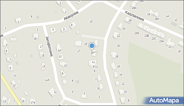 Czaplinek, Wiejska, 13, mapa Czaplinek