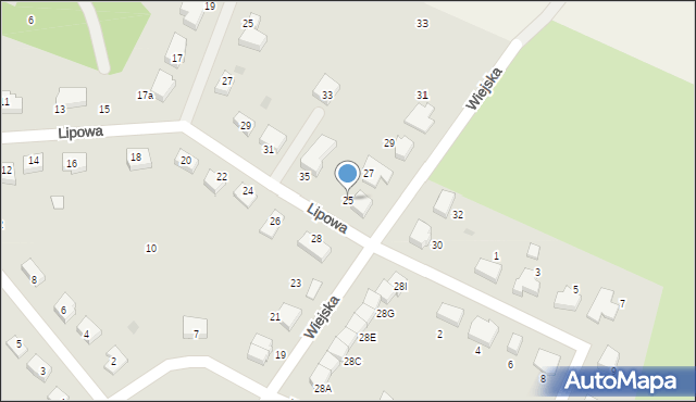 Czaplinek, Wiejska, 25, mapa Czaplinek