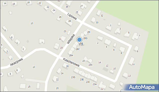 Czaplinek, Wiejska, 28D, mapa Czaplinek