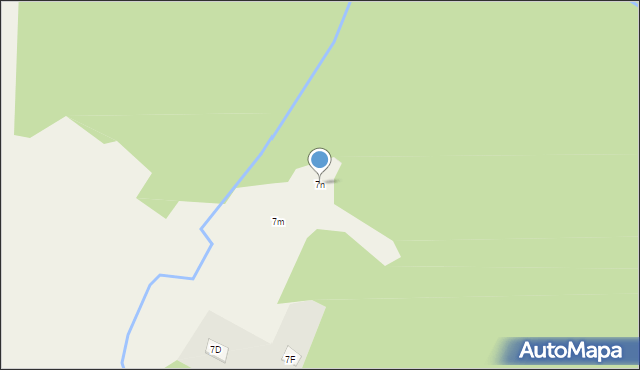 Czarna Wieś Kościelna, Wierzbowa, 7n, mapa Czarna Wieś Kościelna