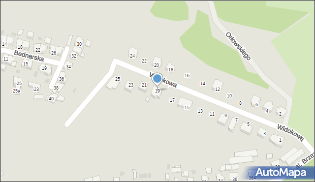 Czarnków, Widokowa, 19, mapa Czarnków