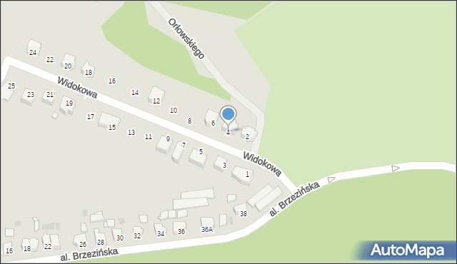 Czarnków, Widokowa, 4, mapa Czarnków